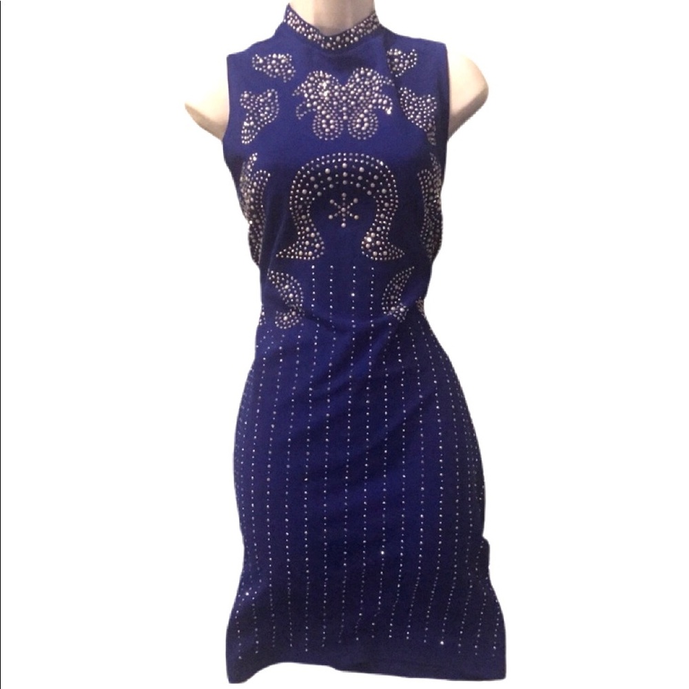 ‼️SOLD‼️ Royal Mini Dress - Picture 6 of 7